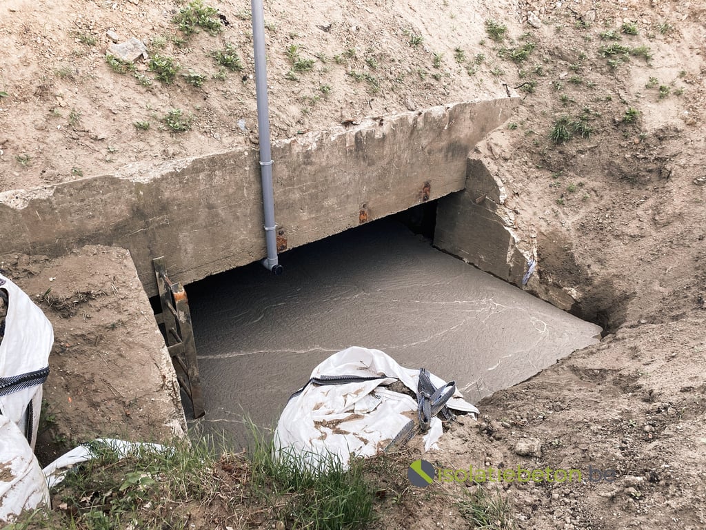 Opvullen van buitengebruikgestelde tunnels of tunnelnetwerken.