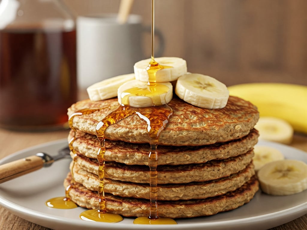 Tortitas de Avena y Plátano