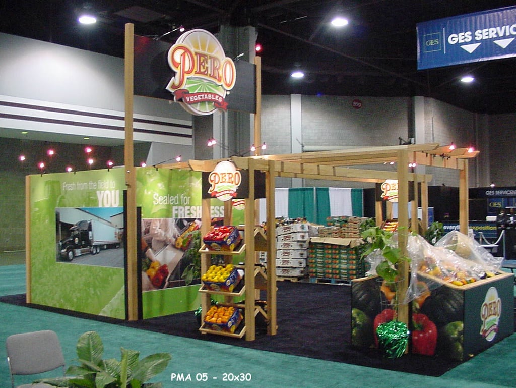 Pero Vegetables—20' x 30' Tradeshow Exhibit