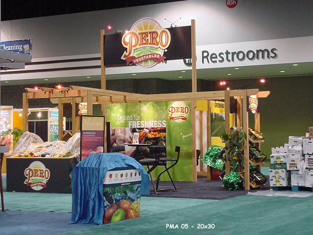 Pero Vegetables—20' x 30' Tradeshow Exhibit
