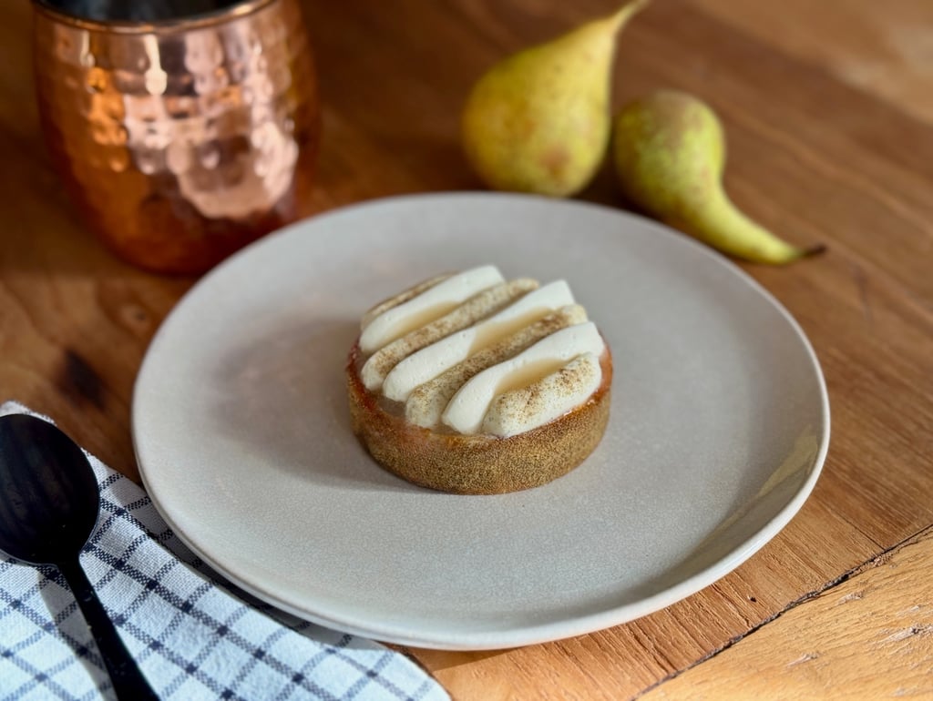 Tarte poire réglisse