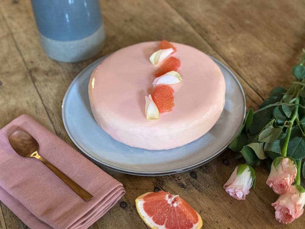 entremet rose pamplemousse