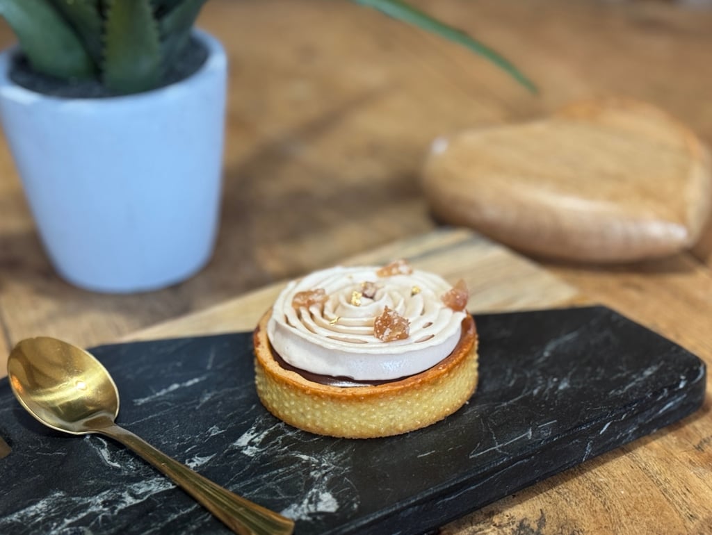 Tarte chocolat marron