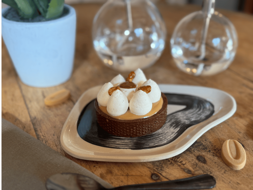 Tarte caramel cacahuete