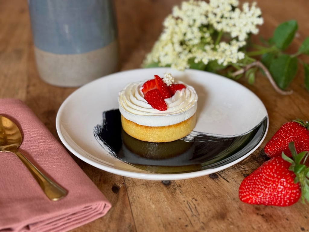 Tarte fraise fleur de sureau