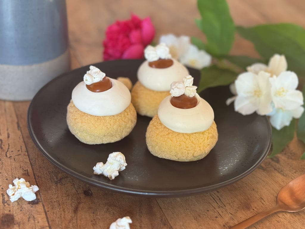 Choux popcorn caramel