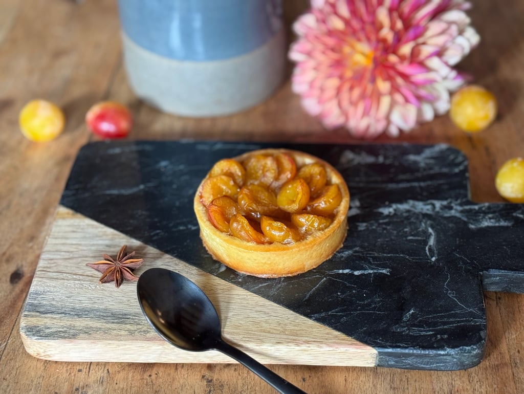 Tarte aux mirabelles et à l'anis