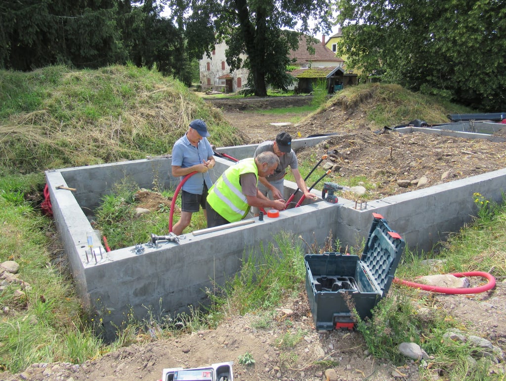 réseautage électricité et sanitaire