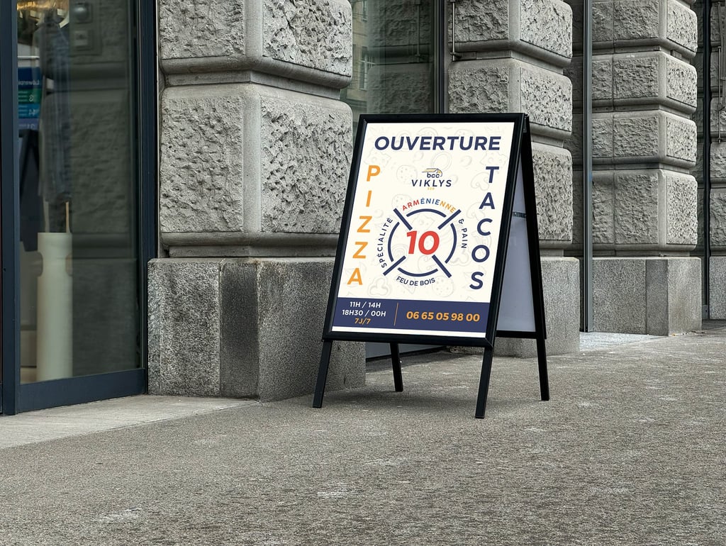 Panneau pour un magasin Narbonne