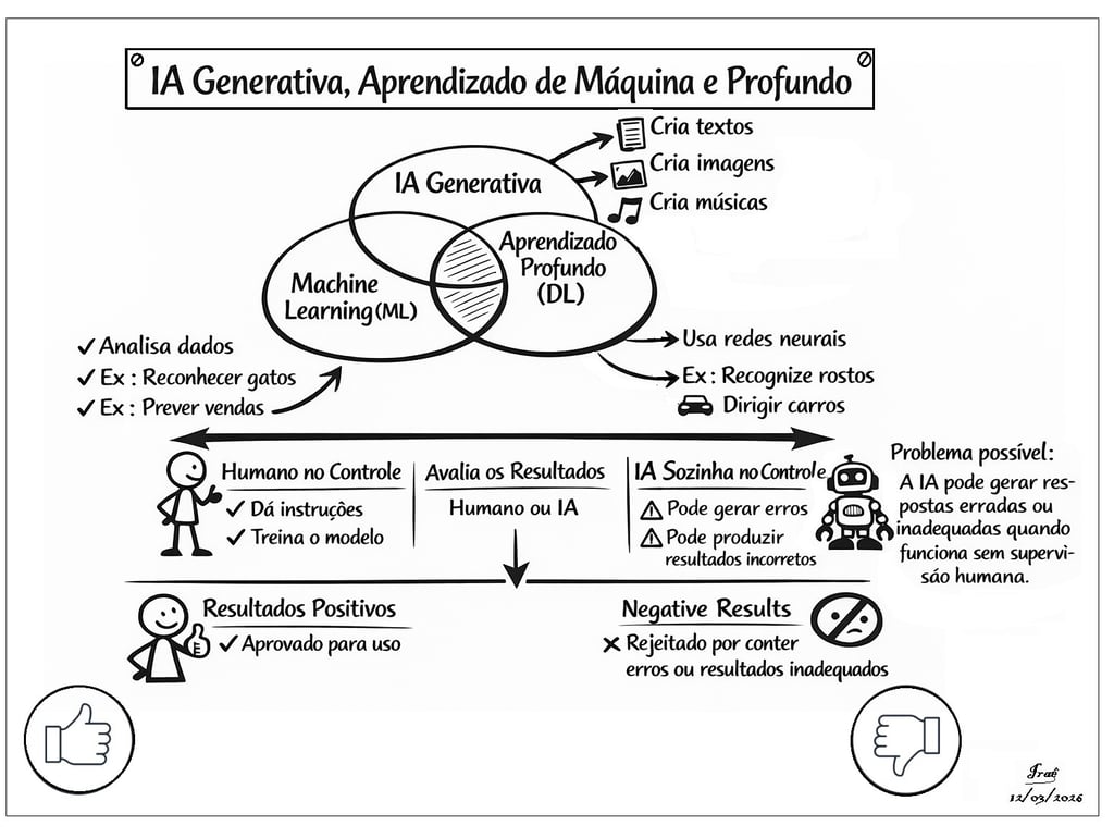           Fonte: Elaborado pelo autor. Figura 1 – Relação entre ML, DL e GenAI e o ciclo de interaçã