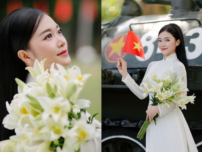 Gợi ý các tư thế tạo dáng với bó hoa tươi đầy duyên dáng cho phái đẹp