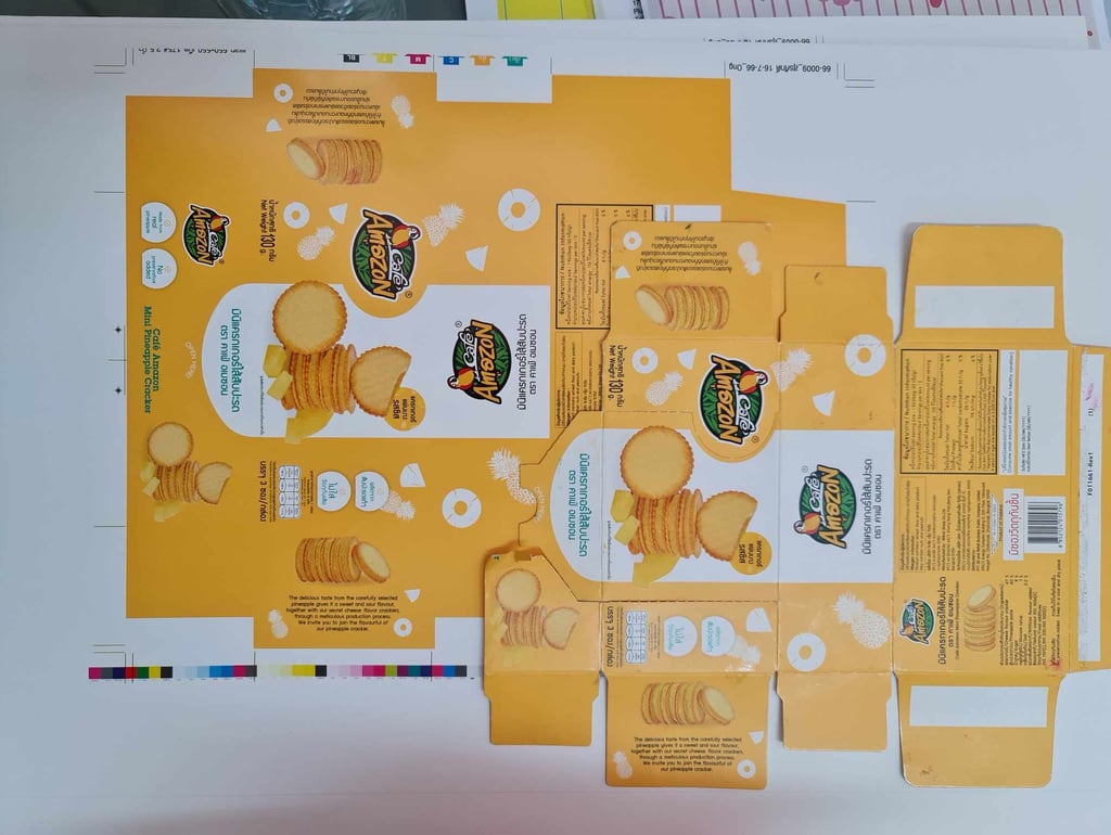 กล่องบรรจุภัณฑ์อาหาร Food Grade พิมพ์สี เคลือบกันน้ำมัน ผลิตตามสั่ง โดย Printicons โรงพิมพ์กล่อง