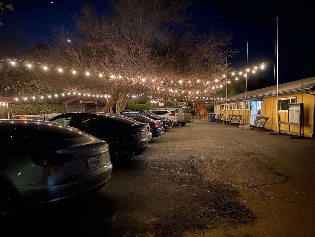 Parking lot outside Norway Hall