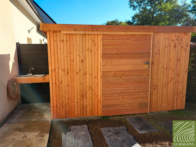 Abri de jardin en bois sur mesure