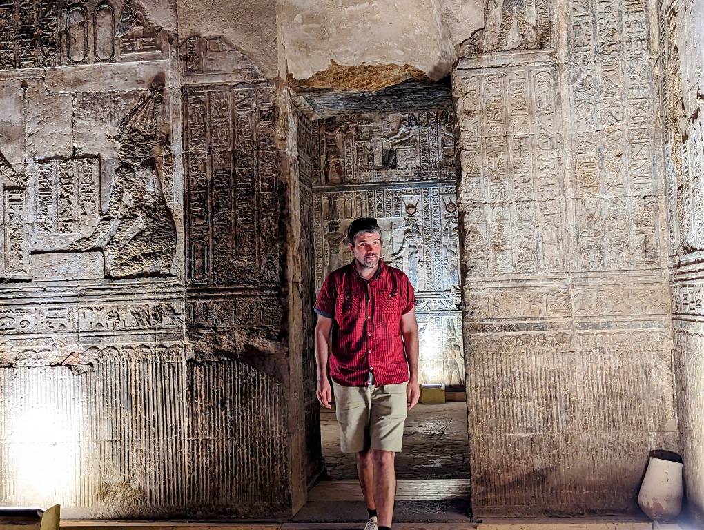 Temple of Hathor or Dendera Temple in Qena, Egypt
