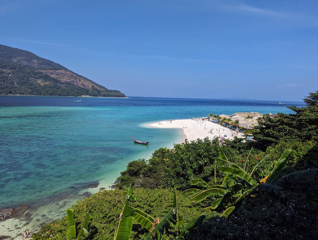 The view from the Mountain Resort on Koh Lipe