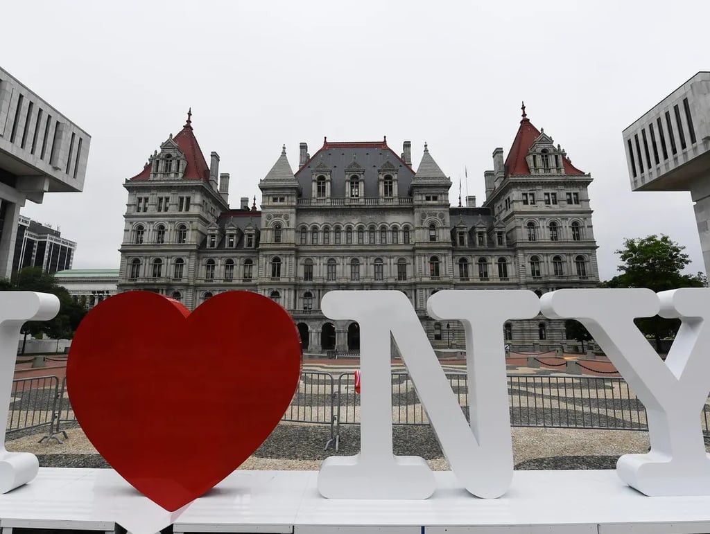 I Love New York Logo Glaser City view FEVR Motion Graphics Services New York