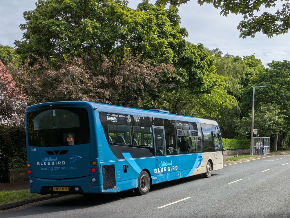 number 13 bus on ravelston dykes