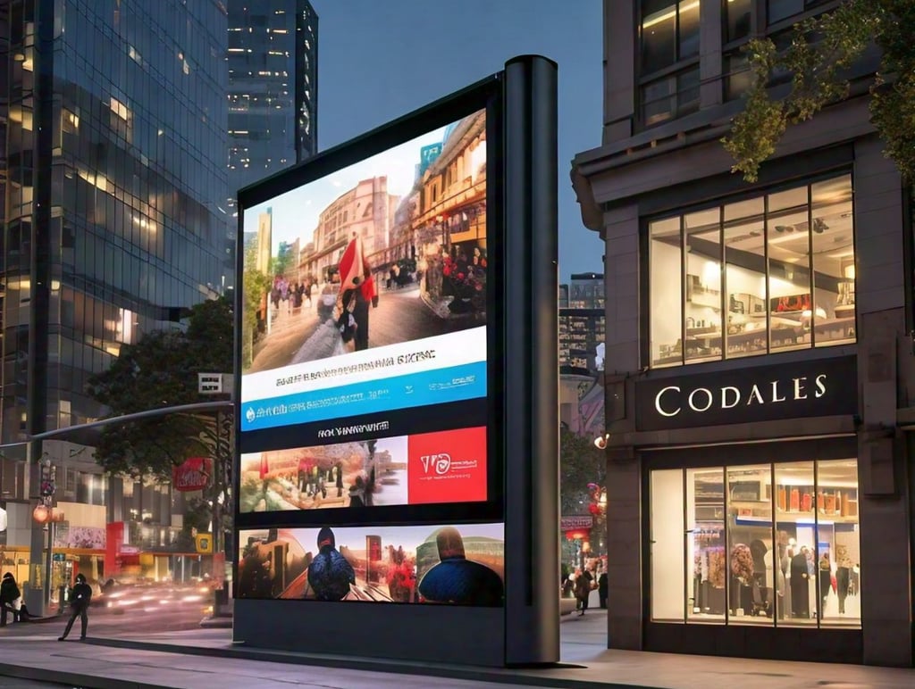 outdoor digital display board