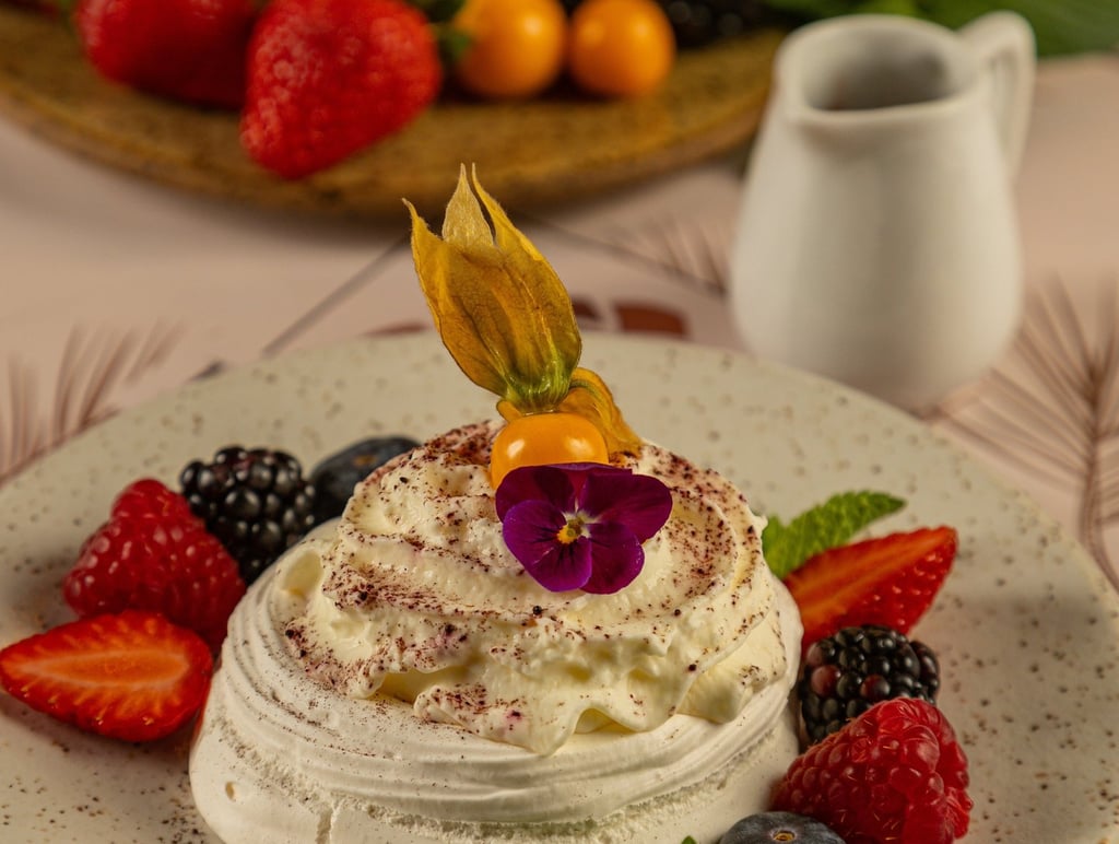 Pavlova da chef Anok Migotto. Foto: Divulgação