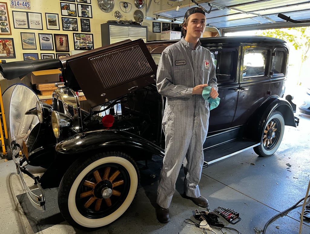 Father and son team maintain their fleet to ensure roadworthiness and reliability.