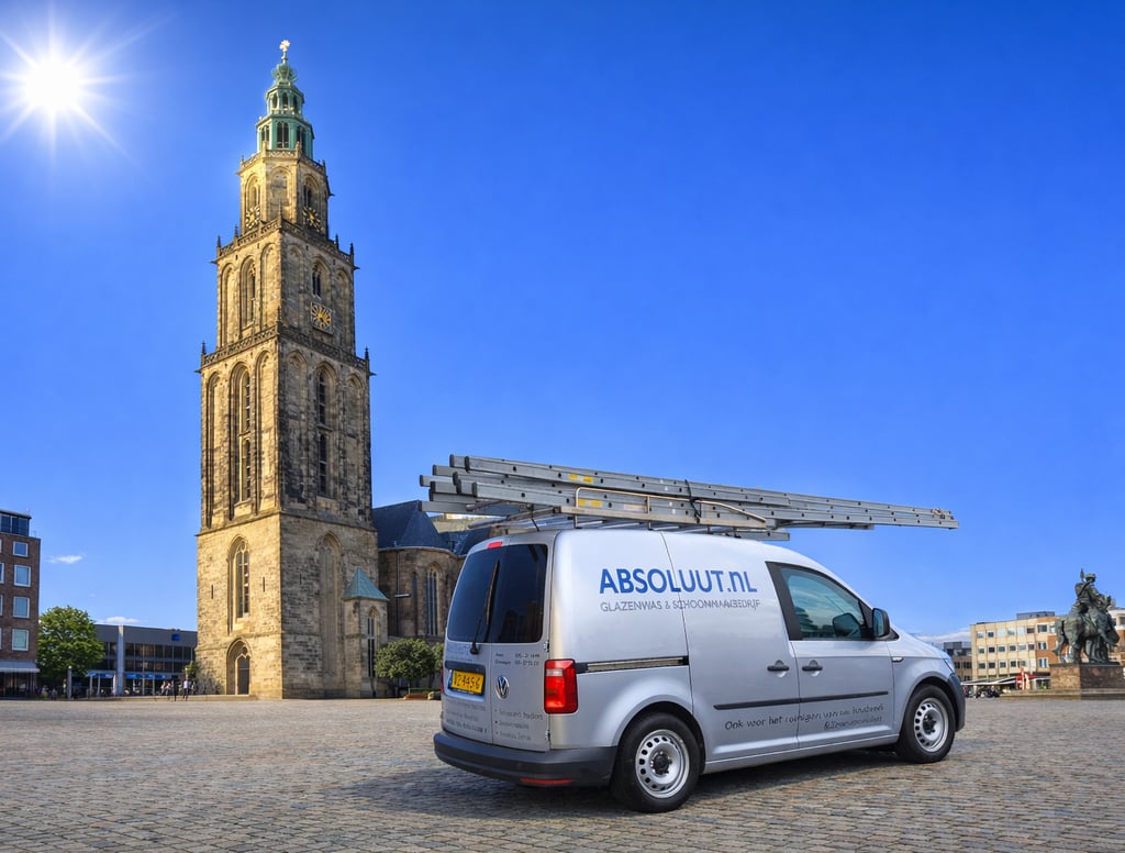 Glazenwasser Schoonmaakbedrijf Absoluut Groningen
