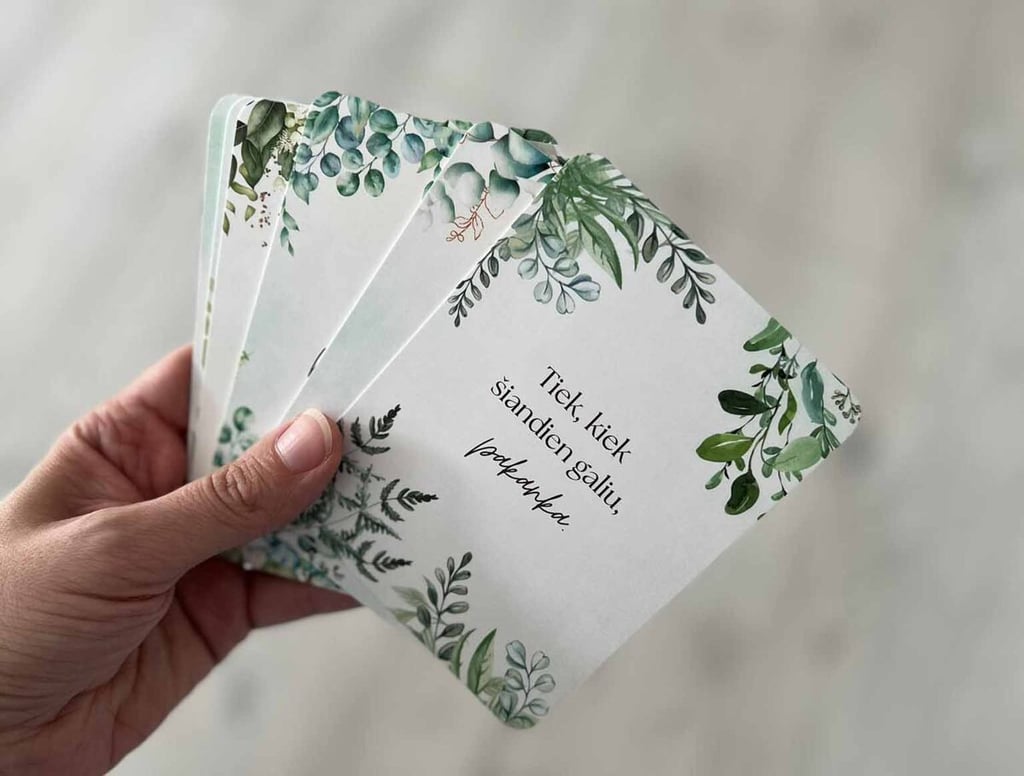 Afirmacijų kortelės