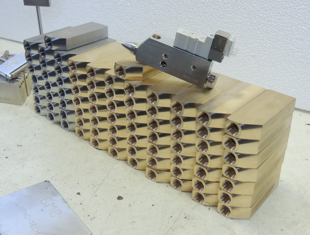 a metal pipework machine with a metal tool