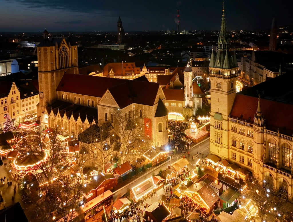Charming Christmas market in Germany
