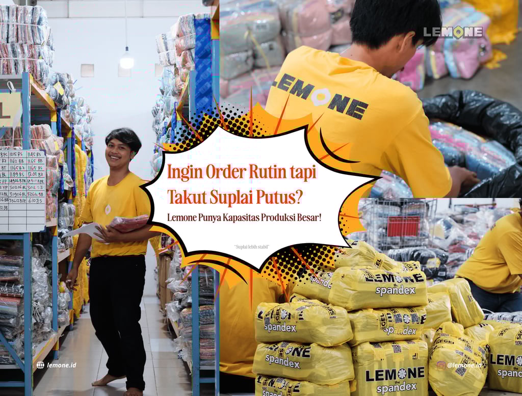 Ingin Order Rutin tapi Takut Suplai Putus? Lemone Punya Kapasitas Produksi Besar