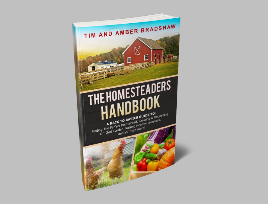 a book cover of the book the homesteader's handbook of homestead