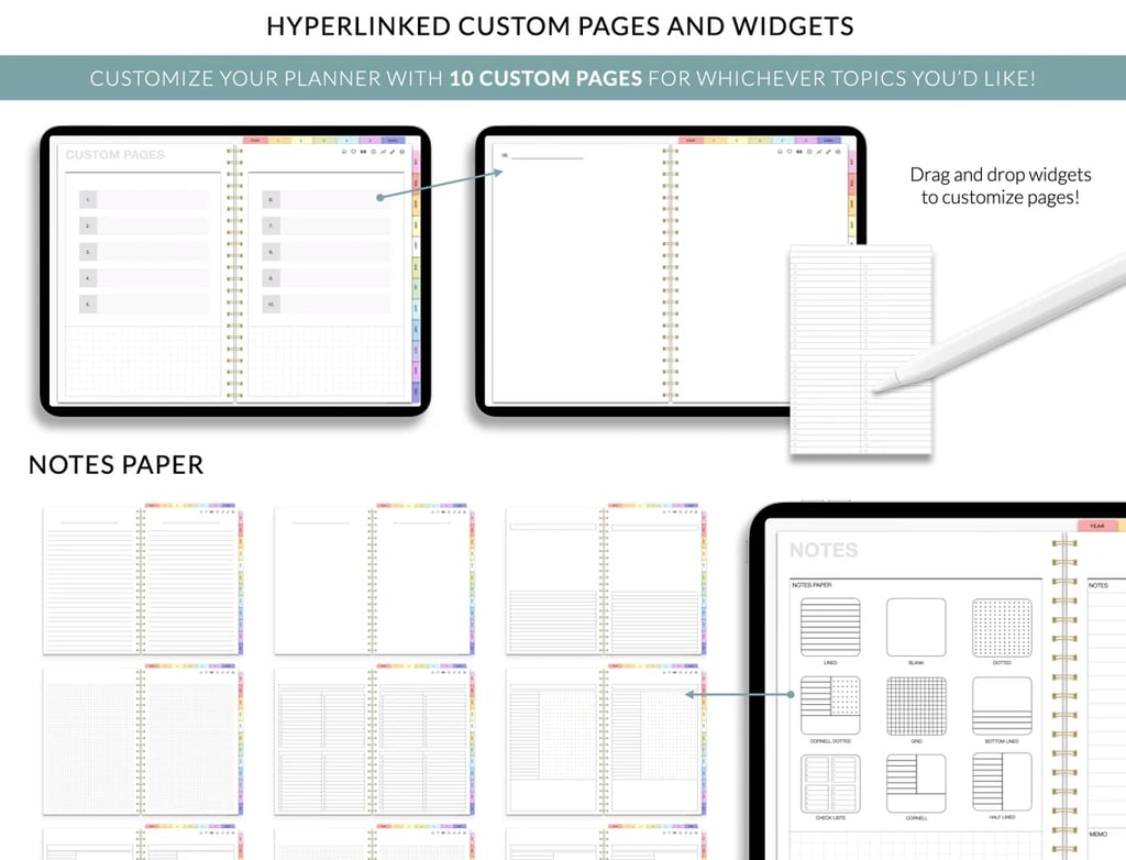 Digital Planner, Goodnotes Planner, iPad Planner, Notability Planner, Dated Digital Planner, 2025