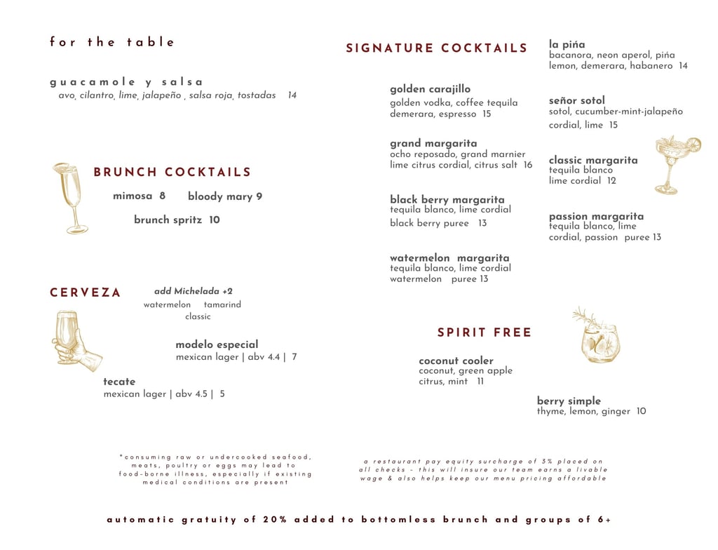 Bottomless Brunch - Mimosas - Patio Brunch - Best Brunch Chicago - Brunch Wicker Park - Bloody Mary