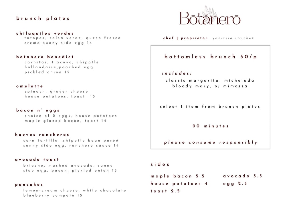 Bottomless Brunch - Mimosas - Patio Brunch - Best Brunch Chicago - Brunch Wicker Park - Bloody Mary