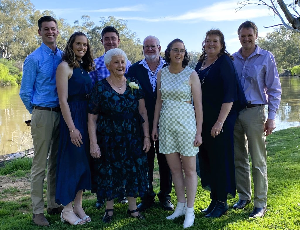 Family photo of the people behind the WIllvercity brand, there is three generations in the photo. 