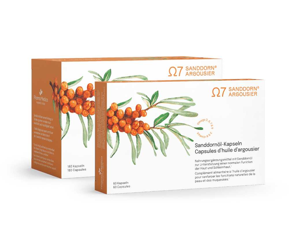 Sanddorn Argousier Sanddornö-Kapseln