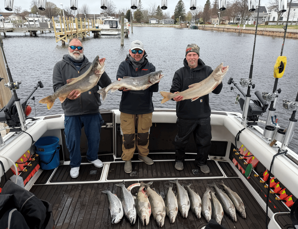 Ludington Fishing Brown trout tournament