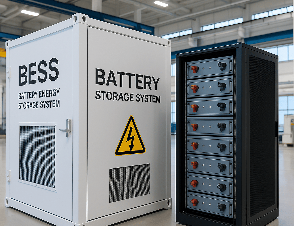 BESS akumulatori, enerģijas uzkrāšana akumulatoros, saules panēļu akumulatori