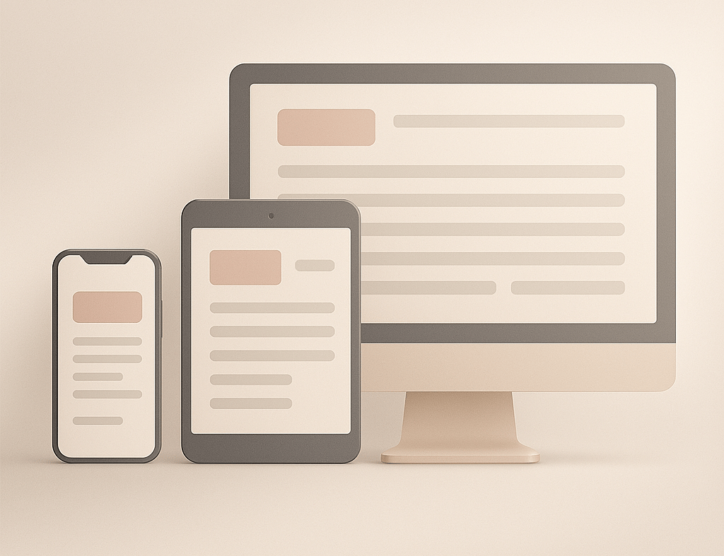 Responsive design σε όλες τις συσκευές για επαγγελματικές ιστοσελίδες τύπου Elegant Site