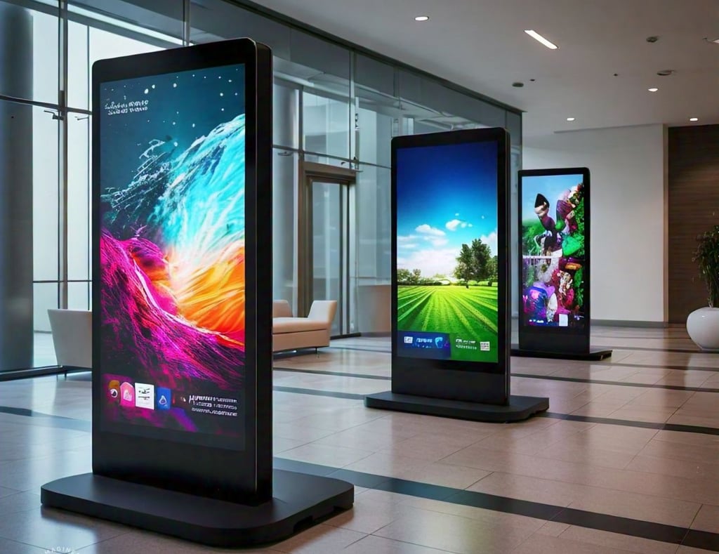 scrolling digital signage