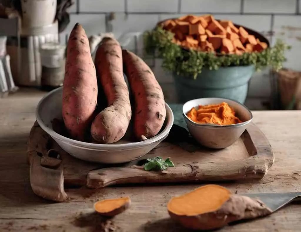 Patate douce. Un concentré nutritionnel. Bon pour votre santé et votre régime. 