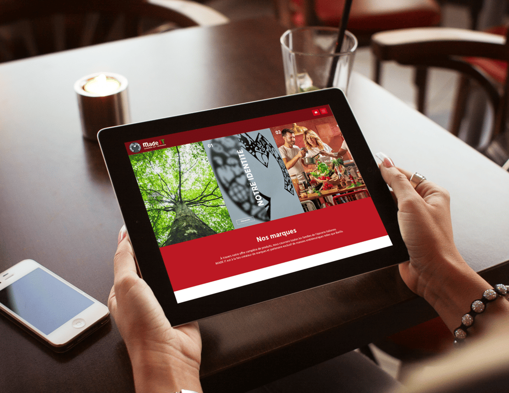 Création d'un site vitrine pour la société MadeIT à Monaco