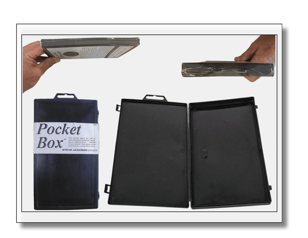 Pocket Box formato de caixa de bolso da Steve Jackson Games SJG