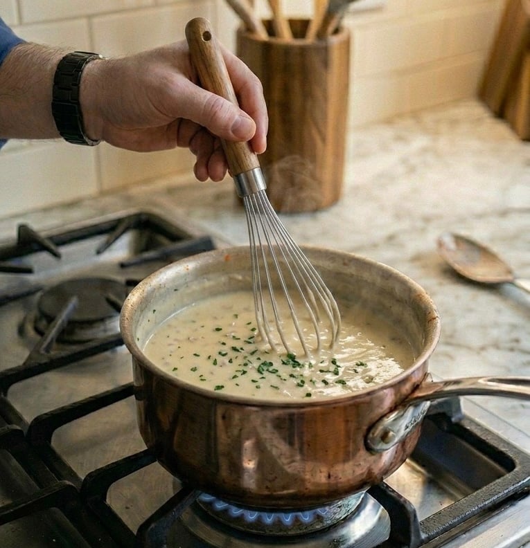 Healthy creamy white wine sauce recipe 