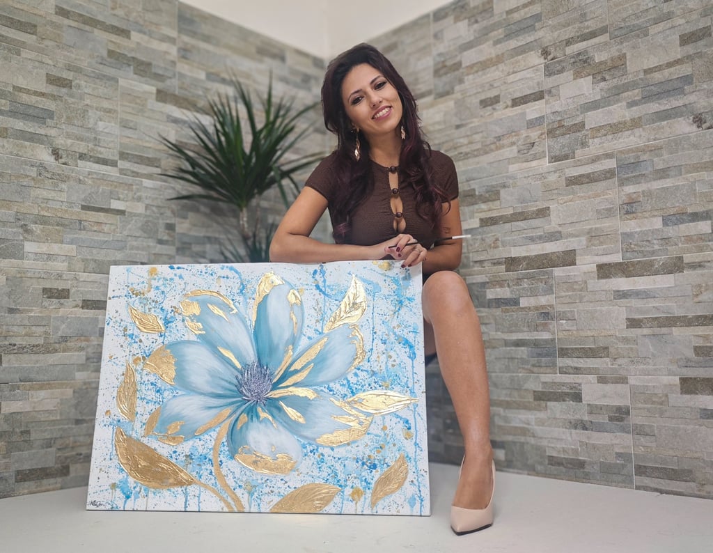 Quadro materico moderno in rilievo, ideale per arredamento interior design minimal - Alba Rose Art di Rosalba Di Santo