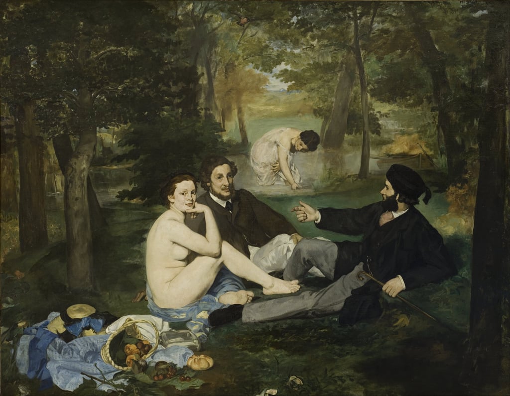 Edouard Manet - Le Dejeuner sur l'herbe, 1863