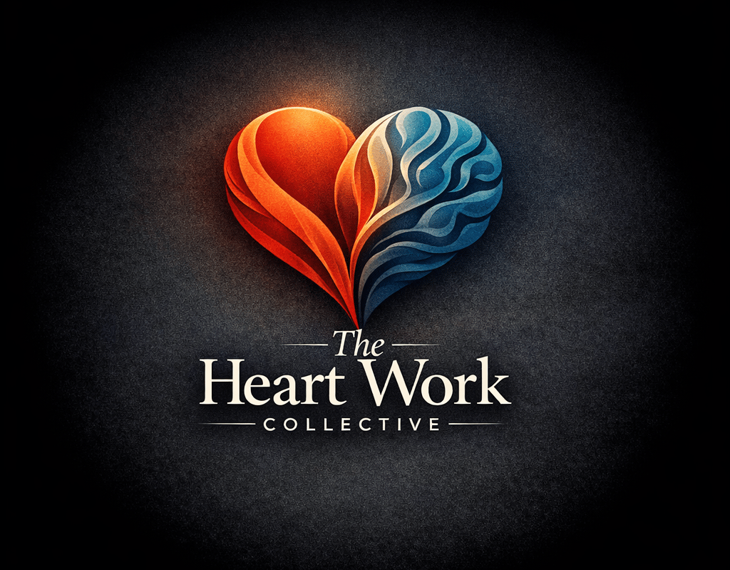 Heart Work Collective logo showing a heart and brain intertwined.
