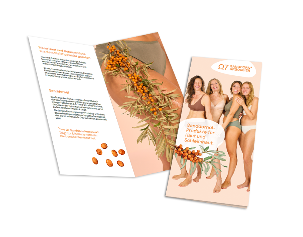 Sanddorn Argousier Broschüre