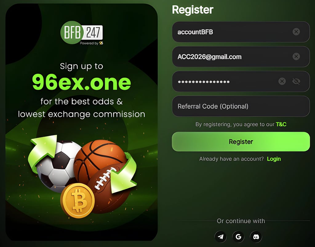 REGISTER ACCOUNT 96EX BFB247