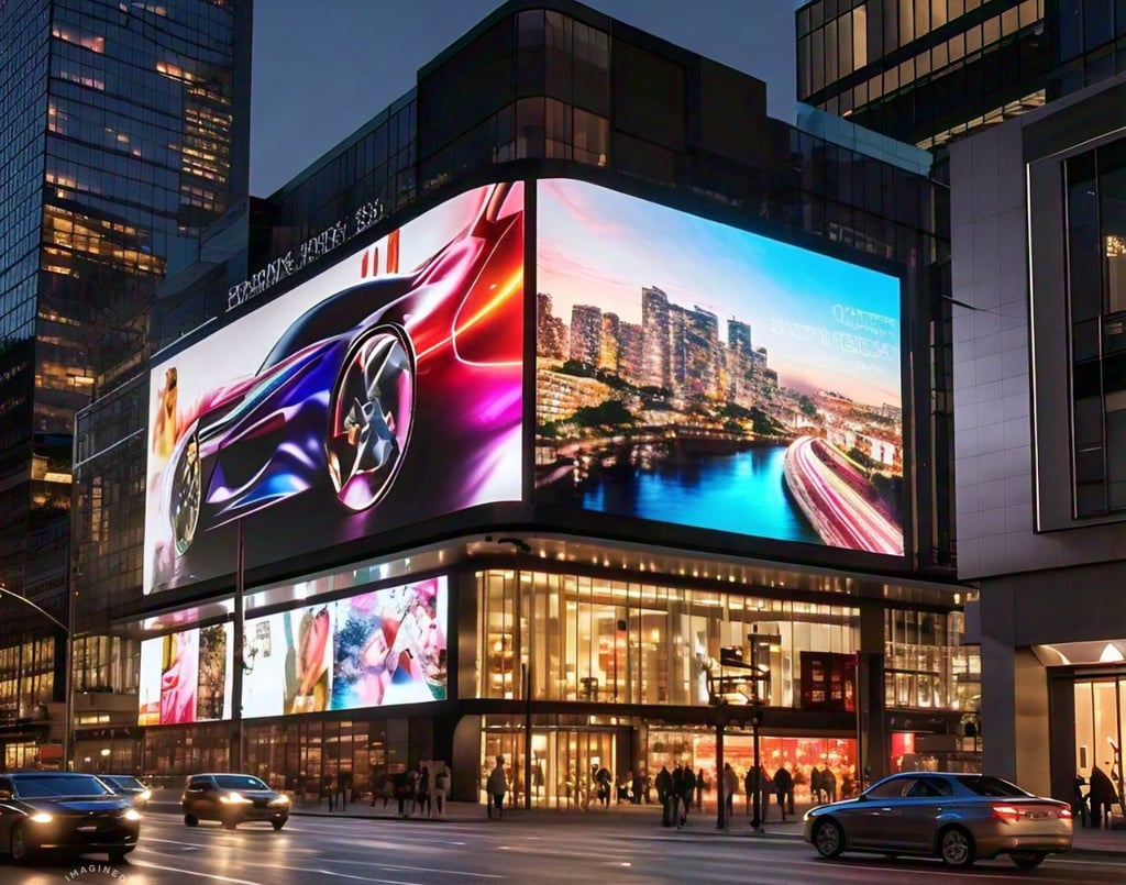 led video wall advertising business